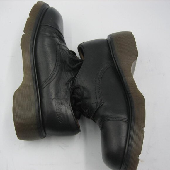 Dr. Martens Vintage Black Leather Derby Oxford 8309 England Women’s UK 6 US 8 - Picture 8 of 13